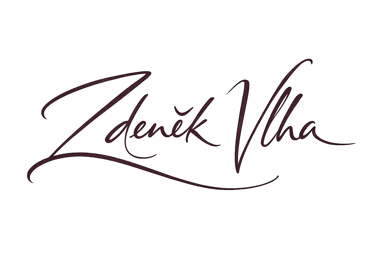 Podpis Zdeňka Vlhy